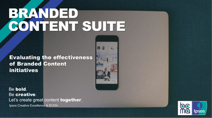 BCMA Branded Content Marketing Association Ipsos Mori Testamonial